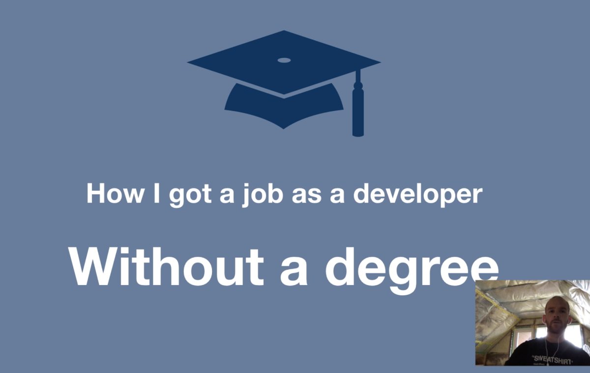 How I got a job as a web developer without a degree