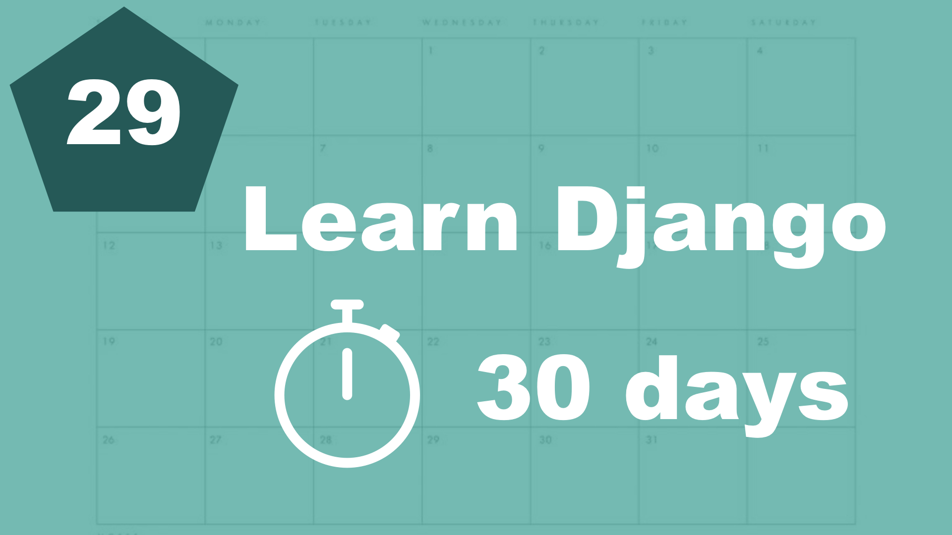 The Messages Framework - 30 days of Django