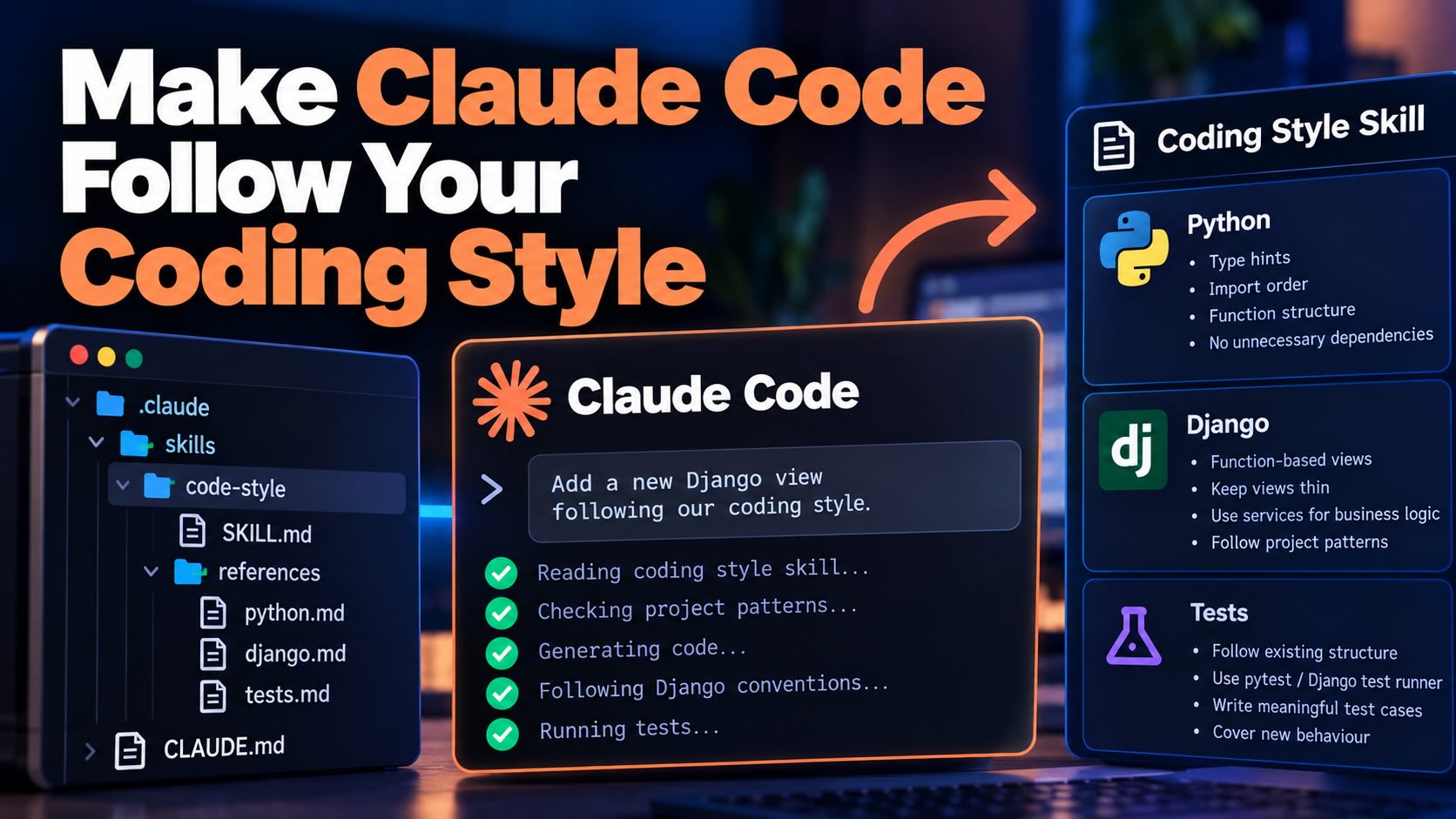 How to make Claude Code follow your coding style with a custom skill