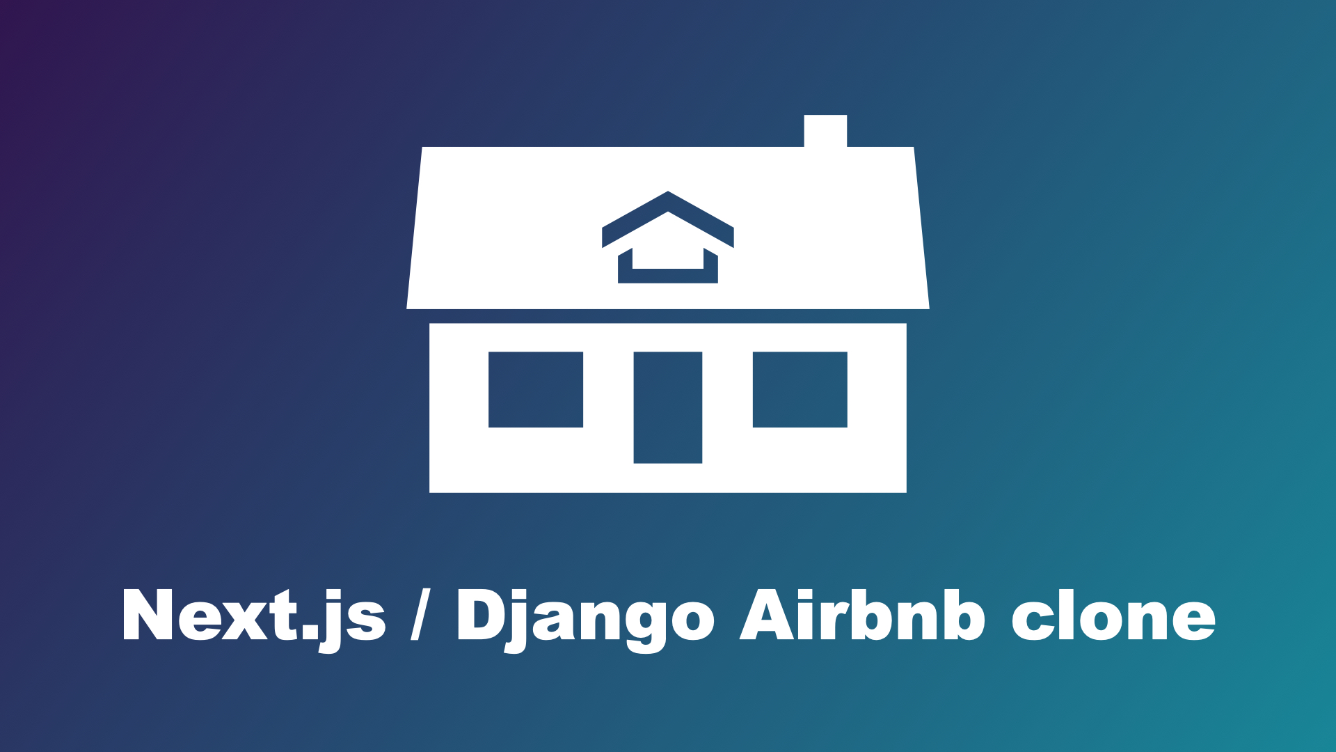 Next.js/Django Airbnb clone fullstack course
