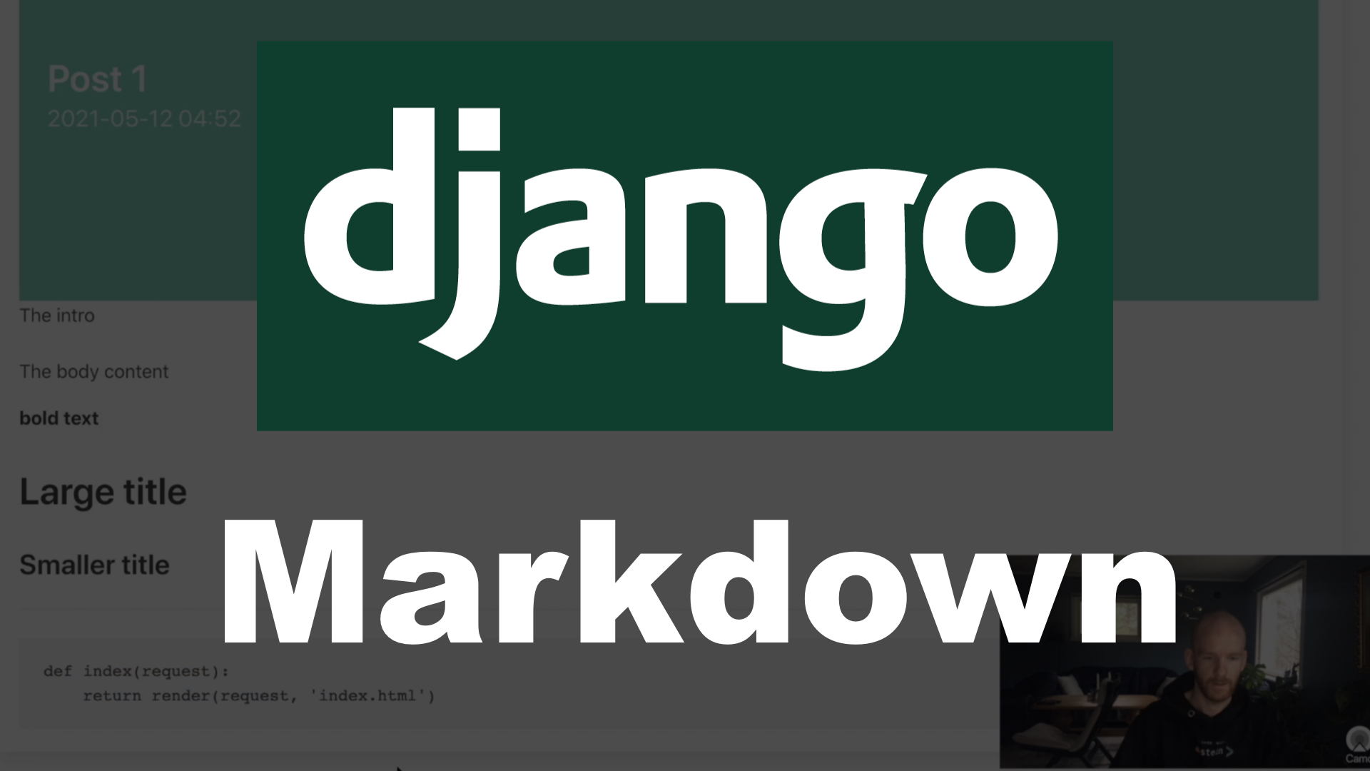 Django Markdown Tutorial - A Simple Blog Example