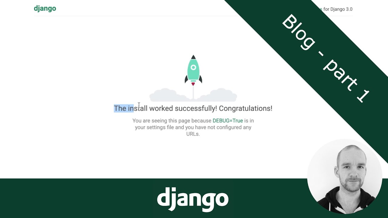 Creating a blog using Django 3